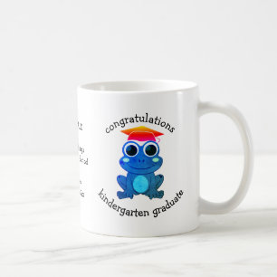 Mug Jolie diplômée grenouille personnalisée de materne