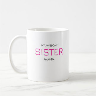 Mug Jolie, élégante et super sœur