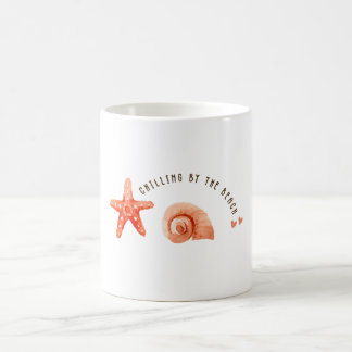 Mug Jolie esthétique étoile de mer coquillage de plage