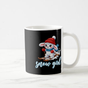 Mug Jolie Fille de Neige Lapin de Neige Amoureuse du S