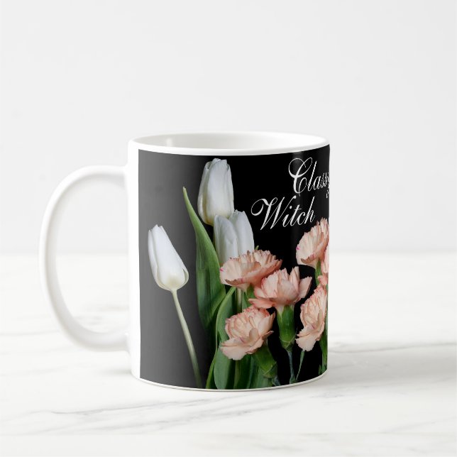 Mug Jolie fille visage de mode illustration tendance f (Gauche)