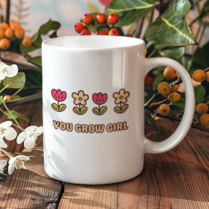 Mug Jolie Fleur Plante Lover Inspirationnelle Lady