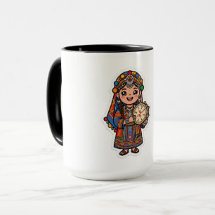 Mug Jolie Kawaii Amazigh Berbère Femme