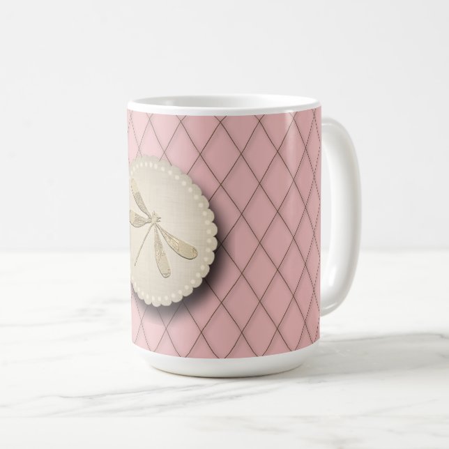 Mug Jolie Libellule Dorée (Devant droit)
