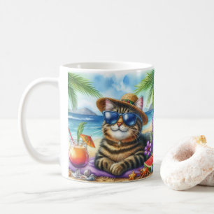 Mug Jolie minette et l'heure de la plage aux cocktails