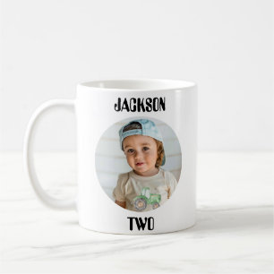 Mug Jolie photo d'anniversaire et mule d'âge pour la f