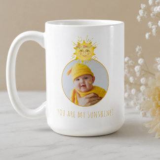 Mug Jolie Photo Jaune Tu Es Mon Soleil Bébé
