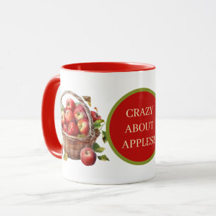 Mug Jolie pomme folle ajouter du texte