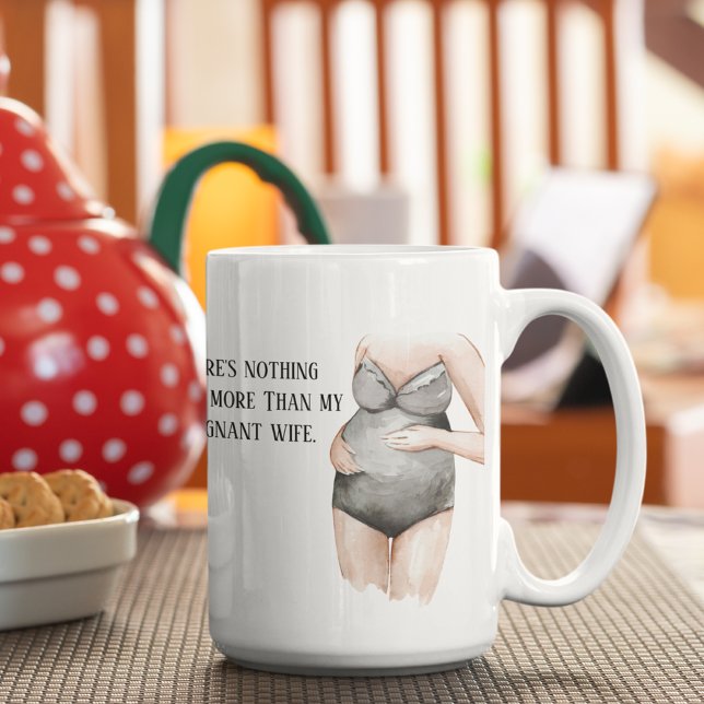 Mug Jolie Romantique Grossesse Femme Cadeau Avec Citat (Créateur téléchargé)