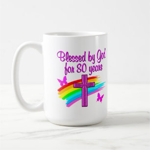 MUG JOLIE ROSE BÉNÉFICIÉE PAR DIEU PENDANT 80 ANS