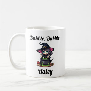Mug Jolie sorcière Halloween personnalisée