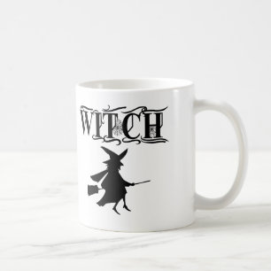 Mug Jolie Sorcière Volante Noire Halloween