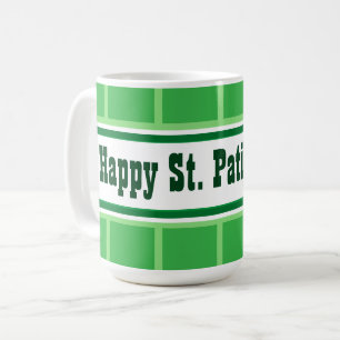 Mug Jolie St. Patrick's Day rayé vert