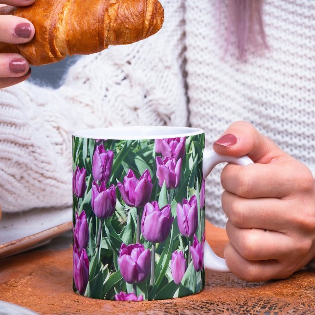 Mug Jolie Tulipes pourpres Florale (In Situ Food)