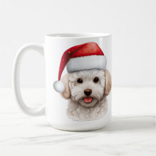 MUG JOLIE VACANCES NOËL BICHON FRISE CHIEN