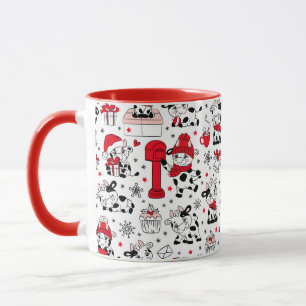 Mug Jolie vache de Noël