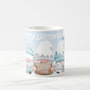 Mug Jolies elfes d'hiver de Noël et l'art des neiges