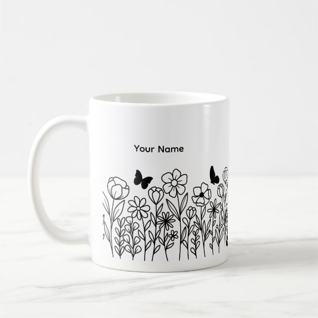 Mug Jolies Fleurs (Gauche)