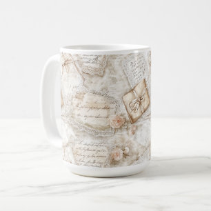 Mug Jolies Roses Romantiques Roses Fleurs Rouges Lettr