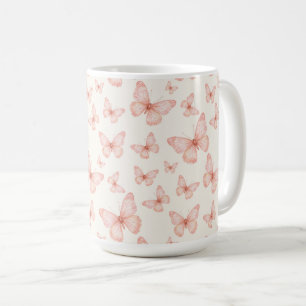 Mug Jolis papillons roses