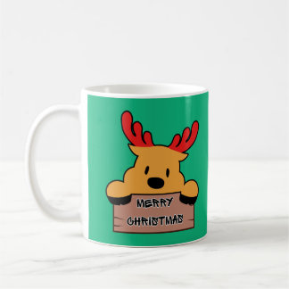 Mug Jolis rennes de Noël de dessin animé