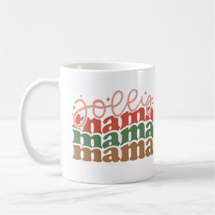 Mug Jolly Mama Retro Vacances de Noël Super