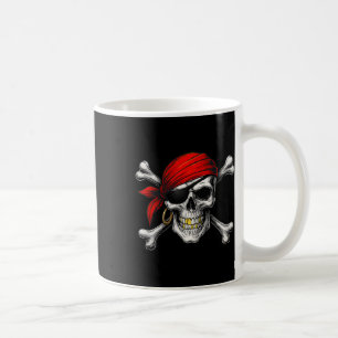 Mug Jolly roger Pirate Drapeau Et Crossbones Crâne Hal