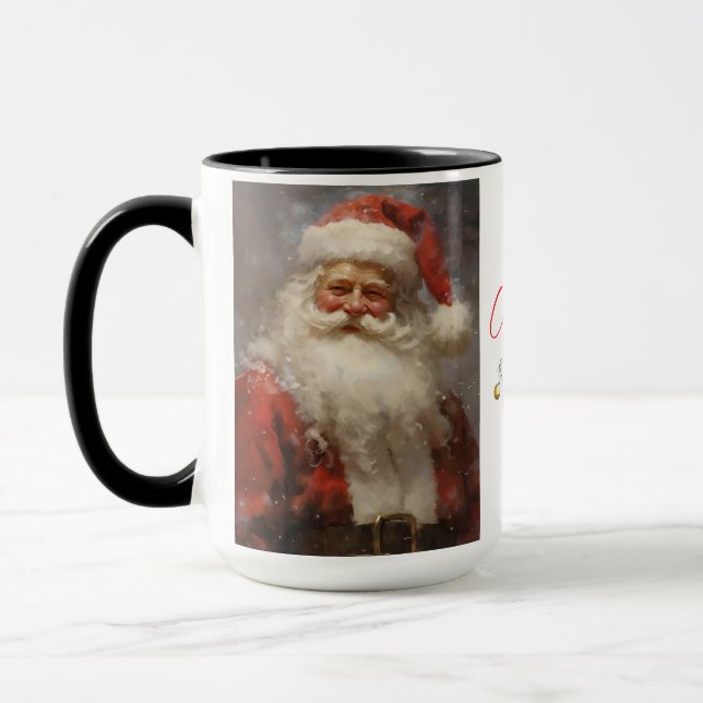 Mug Jolly Saint Nicholas Père Noël Christmas Coffee Mu (Gauche)