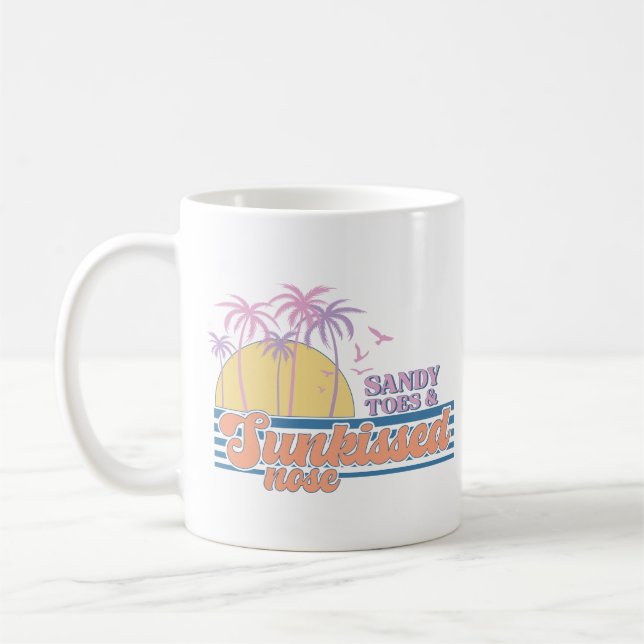 Mug Jortes De Sable Et Nez Baisé De Soleil (Gauche)