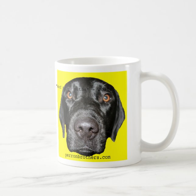 Mug josieyellow, "Woof au mutha de yo" - Josie, (Droite)