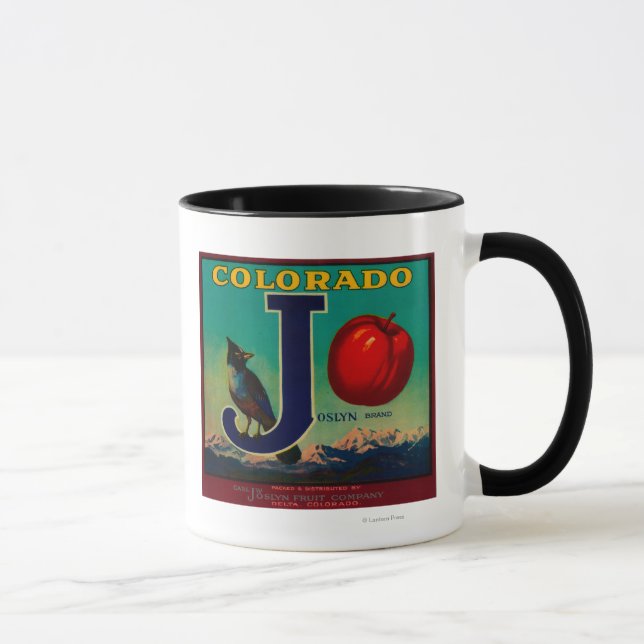 Mug Joslyn Étiquette Apple Crate (Droite)