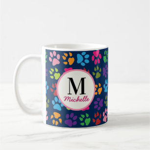 Mug Jote drôle Empreinte de patte animal de compagnie 