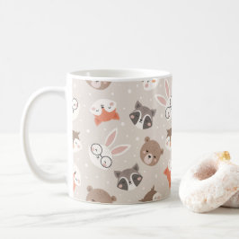 Mug Jote Motif d'animaux de bois