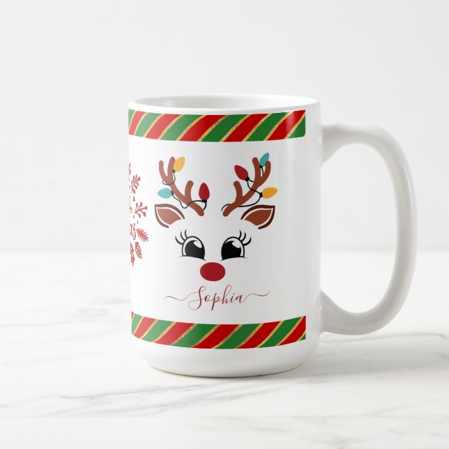Mug Jote Reindeer Noël Enfants Chocolat chaud (Droite)