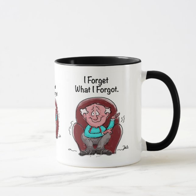 Mug J'Oublie Ce Que J'Ai Oublié. (Droite)