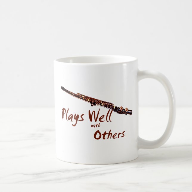 Mug Joue bien avec d'autres / Flûte (Droite)