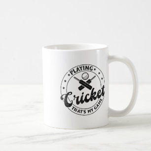 Mug Jouer au cricket, c'est mon jeu - Joueur de cricke