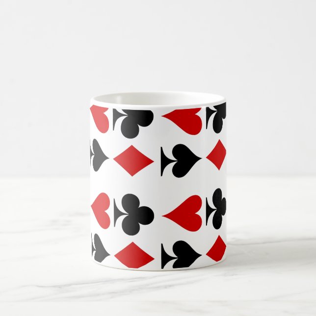 Mug Jouer aux cartes de la Musique décorée (Centre)