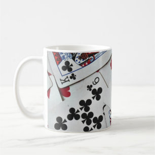 Mug Jouer aux cartes Poker Games Queen King