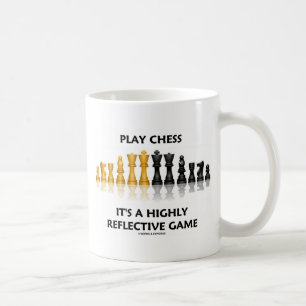 Mug Jouer aux échecs, c'est un jeu hautement réfléchi