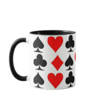 Jouer des costumes de cartes (Clubs Hearts Spades 