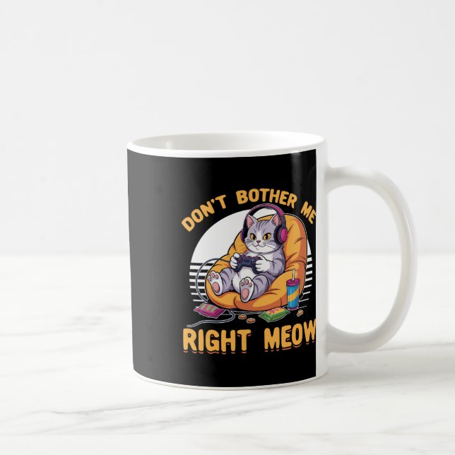 Mug Joueur Chat de jeu vidéo de jeu  (Droite)