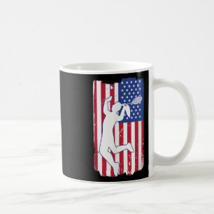 Mug Joueur de badminton Entraîneur de l'équipe américa