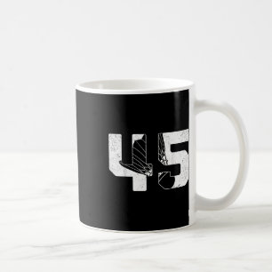 Mug Joueur de badminton hommes 45 ans anniversaire Bad