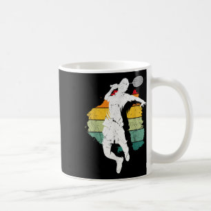 Mug Joueur de badminton Rétro Équipe de badminton Joue