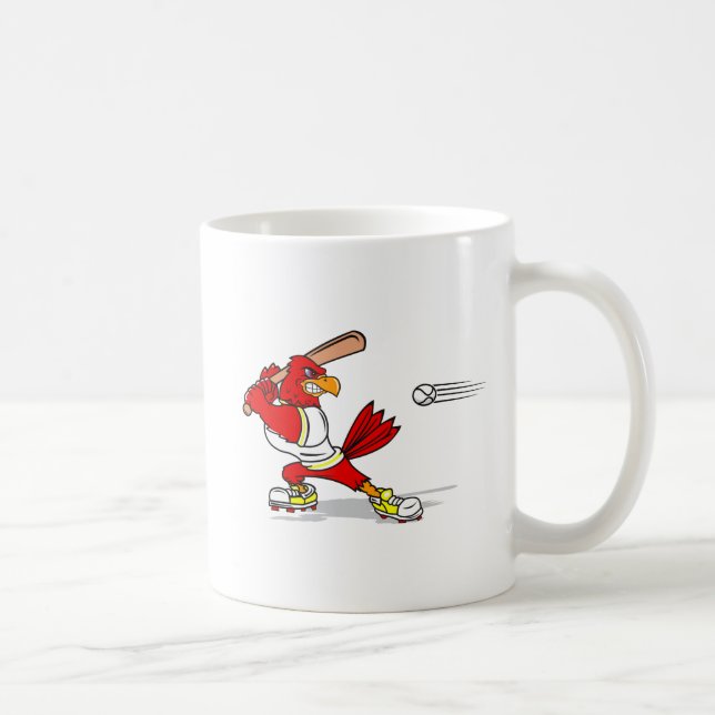 Mug Joueur de baseball cardinal (Droite)