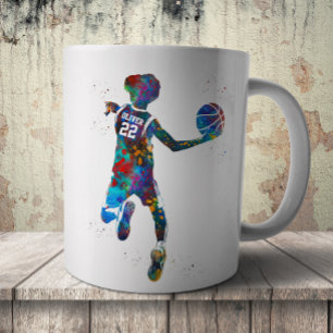 Mug Joueur de basket-ball adolescent