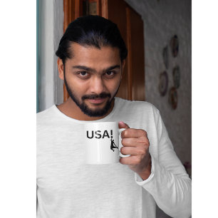 Mug joueur de basket-ball américain