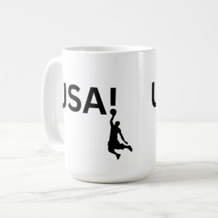 Mug joueur de basket-ball américain