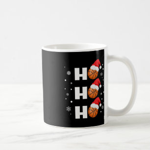 Mug Joueur de basket-ball de Noël amusant Ho Ho Ho Spo